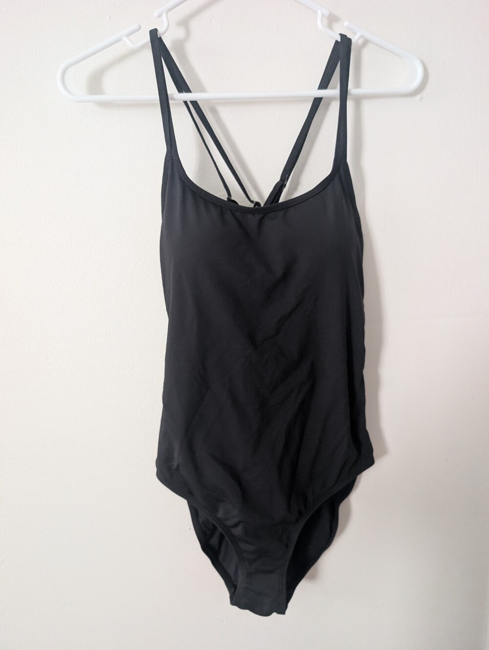 Spyder Women's Black One Piece Strappy Swimsuit Size M